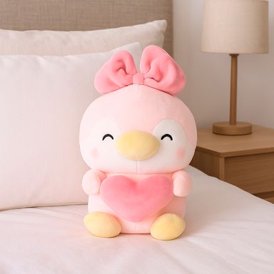 Peluche mini family felpa rosa 17x25 cm pendy -  Mini Family