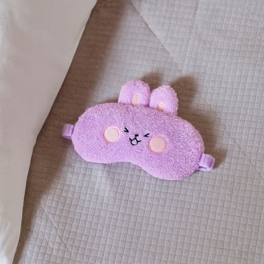 Antifaz para dormir mini pals 100% poliéster lila 20x10 cm robin bunny -  Mini Family