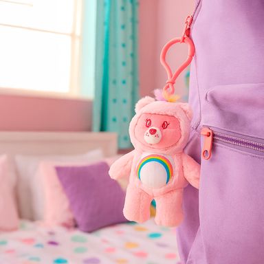 Llavero felpa rosa 13 cm alegrosita ositos cariñositos -  Care Bears