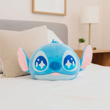 Cojín decorativo ojitos kawaii textil azul 38 cm stitch disney -  Lilo & Stitch