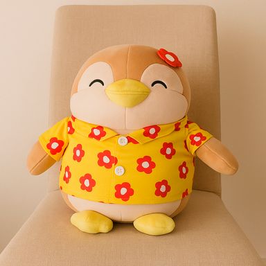 Peluche con camisa felpa 28x26 cm mini pen -  Mini Family