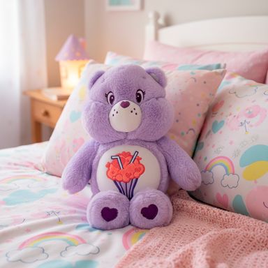 Peluche felpa lila 25x35 cm generosita ositos cariñositos -  Care Bears