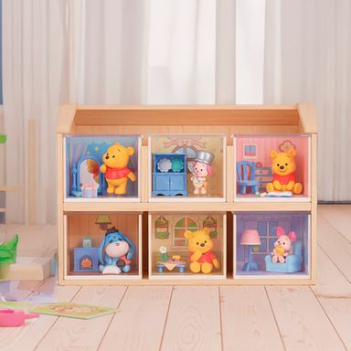 Blind box momentos en casa 7x6.5 cm caja de acrílico winnie pooh, piglet & igor disney -  Disney