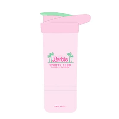 Tomatodo con mezclador tipo shaker plástico rosa 650 ml barbie -  Barbie
