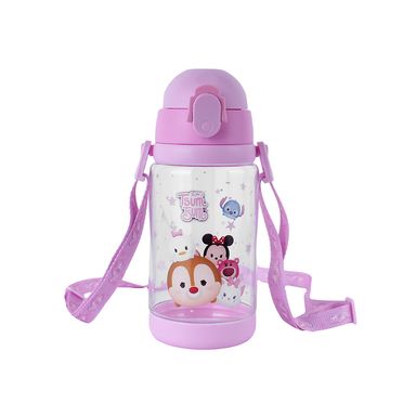 Tomatodo con correa tsum tsum plástico rosa 520 ml disney -  Disney