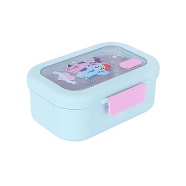 Taper de alimentos plástico verde aqua 860 ml rainbow dash & twilight sparkle my little pony -  Lilo & Stitch