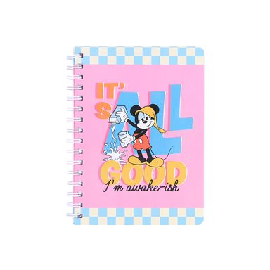 Planificador diario pasta suave rosa 21.2x15.2 cm 72 hojas mickey mouse disney -  Disney