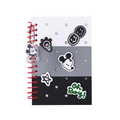 Libreta de espiral pasta suave multicolor 14.5x20.7 cm 80 hojas mickey mouse disney -  Disney