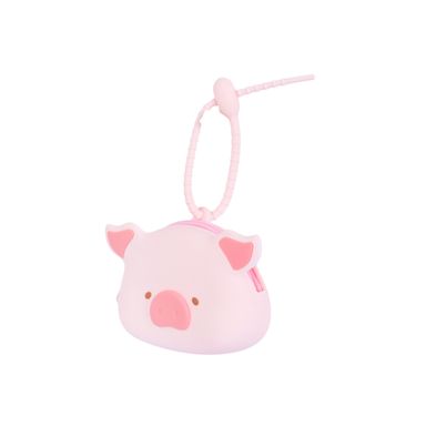 Funda para audífonos silicona rosa 10x6.7 cm lulu la cerdita -  Lulu The Piggy