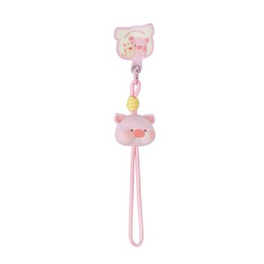 Accesorio decorativo para celular silicona rosa 18.5 cm lulu la cerdita -  Lulu The Piggy