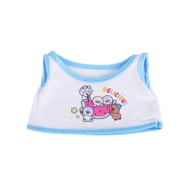 Disfraz para el sr. miniso playera con estampado mini family textil blanco 17x8 cm 1 pieza -  Mini Family