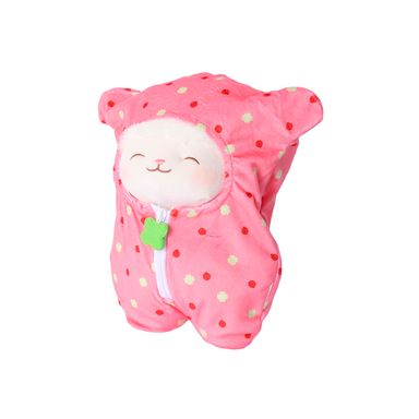 Peluche con saco de dormir felpa blanca 21x28 cm ovejita cici -  Mini Family