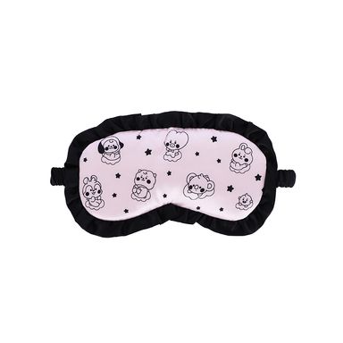 Antifaz para dormir 100% poliéster rosa 20x9 cm bt21 -  BT21