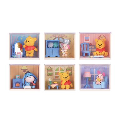 Blind box momentos en casa 7x6.5 cm caja de acrílico winnie pooh, piglet & igor disney -  Disney