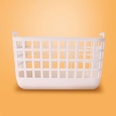 Cesta de almacenamiento multiusos sintética beige 21x21x13.5 cm -  Miniso