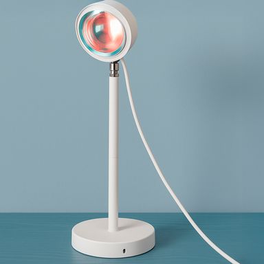 Proyector de luz ondulación sintético blanco 42.5 cm -  Miniso