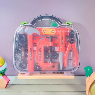 Kit juguete de herramientas con portafolio 22 piezas -  Miniso