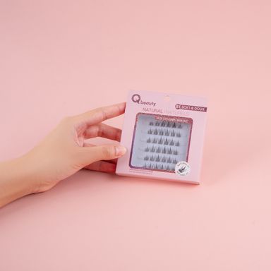 Pestañas postizas qbeauty 01 negras naturales 36 piezas -  Miniso