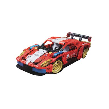 Bloques de construcción racing rojo 338 piezas auto de carreras -  Miniso