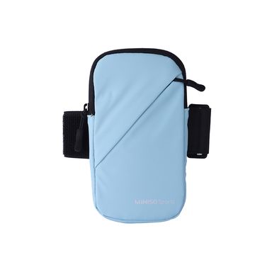 Funda deportiva para brazo 100% poliéster azul 19x10.5 cm -  Miniso