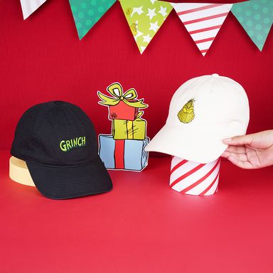 Gorra casual textil negra el grinch -  Grinch