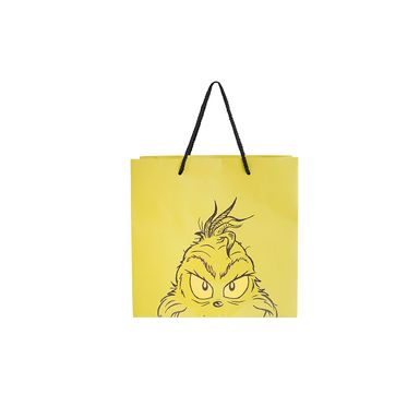 Bolsa de regalo con estampado papel verde el grinch -  Grinch