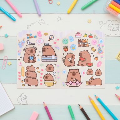 Stickers libro serie capibara -  Capibara