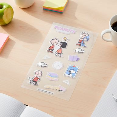 Stickers de gelatina colorful life 2 modelos surtidos serie snoopy -  Snoopy Colorfull