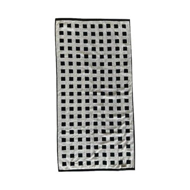 Toalla de baño miniso serie black and white 100% algodón -  Black & White