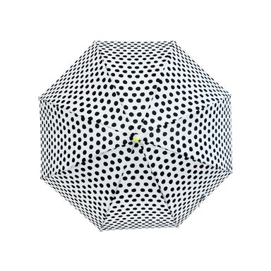Paraguas de mango largo de la colección black & white lunares -  Black & White