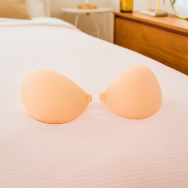 Brasier adhesivo invisible con estuche copa redonda copa c-d nude -  Miniso