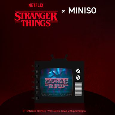 Libreta encuadernado con espiral b 80 hojas serie stranger things -  Stranger Things