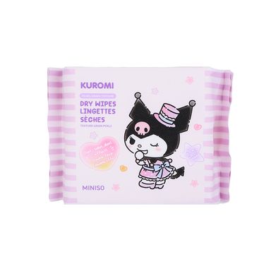 Toallitas secas con textura de grano de perla kuromi 25 toallitas -  Sanrio