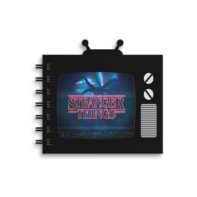 Libreta encuadernado con espiral b 80 hojas serie stranger things -  Stranger Things