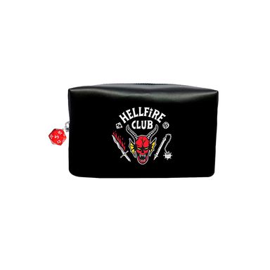 Cosmetiquera negro hellfire club serie stranger things -  Stranger Things