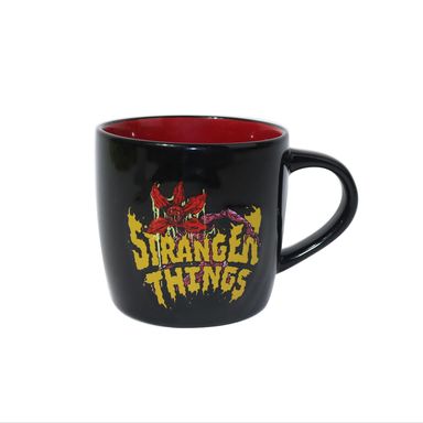 Taza de cerámica colección stranger things 480 ml negro -  Stranger Things