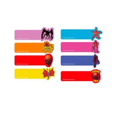 Post it pestañas para indices 8 x 20 hojas b serie stranger things -  Stranger Things