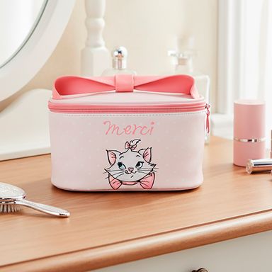 Cosmetiquera bucket disney marie collection blanco con rosa -  Disney