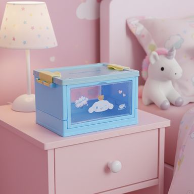 Organizador de plástico minicaja de almacenamiento hello kitty y sus amigos cinnamoroll -  Sanrio