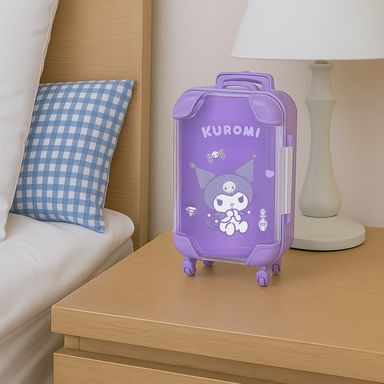 Organizador de plástico mini maleta de almacenamiento de hello kitty y sus amigos kuromi -  Sanrio