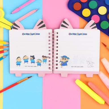 Libro de alambre ahuesado 80 hojas serie crayon shinchan -  Crayon Shinchan