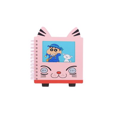 Libro de alambre ahuesado 80 hojas serie crayon shinchan -  Crayon Shinchan