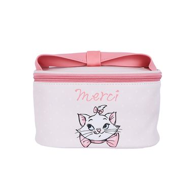 Cosmetiquera bucket disney marie collection blanco con rosa -  Disney