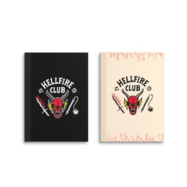 Libreta set de libros encuadernados con costura a5 28 hojas, 3 unidades serie stranger things -  Stranger Things