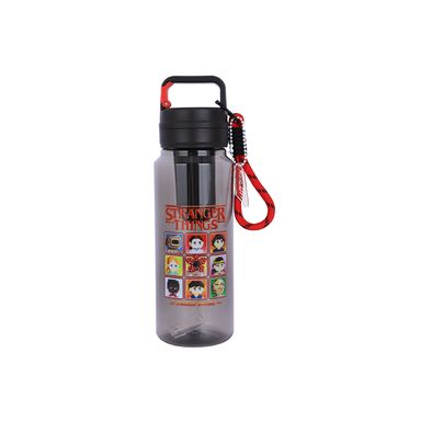 Tomatodo de plástico con sorbete colección stranger things 850 ml negro -  Stranger Things