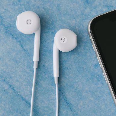 Audífonos de cable blancos tipo c -  Miniso