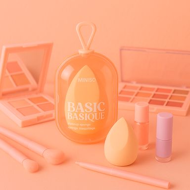 Esponja de maquillaje con estuche candy -  Miniso