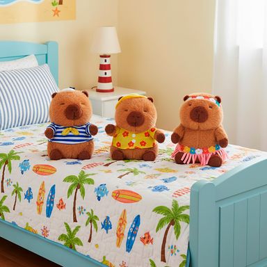 Peluche diversión en la playa felpa 9.5x15 cm diseño aleatorio mimi bara -  Mini Family