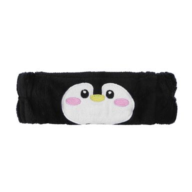 Banda para cabello 100% poliéster negra 24x7 cm pingüinito -  Miniso