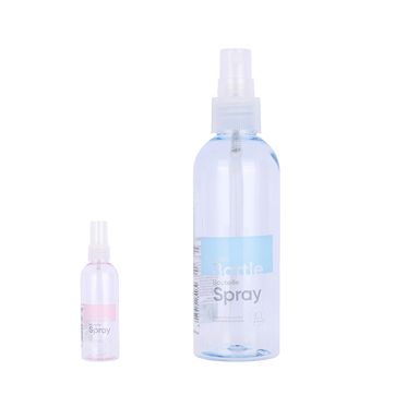 Botella de viaje con atomizador plástico transparente 100 ml -  Miniso